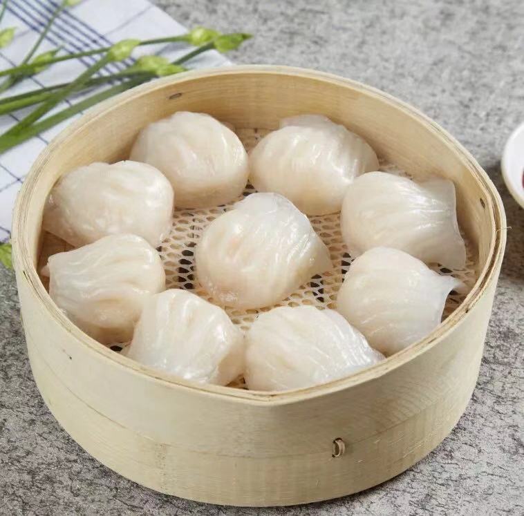 【亚洲渔港】水晶虾饺至q虾皇饺广式点心茶点400g/20枚*12盒