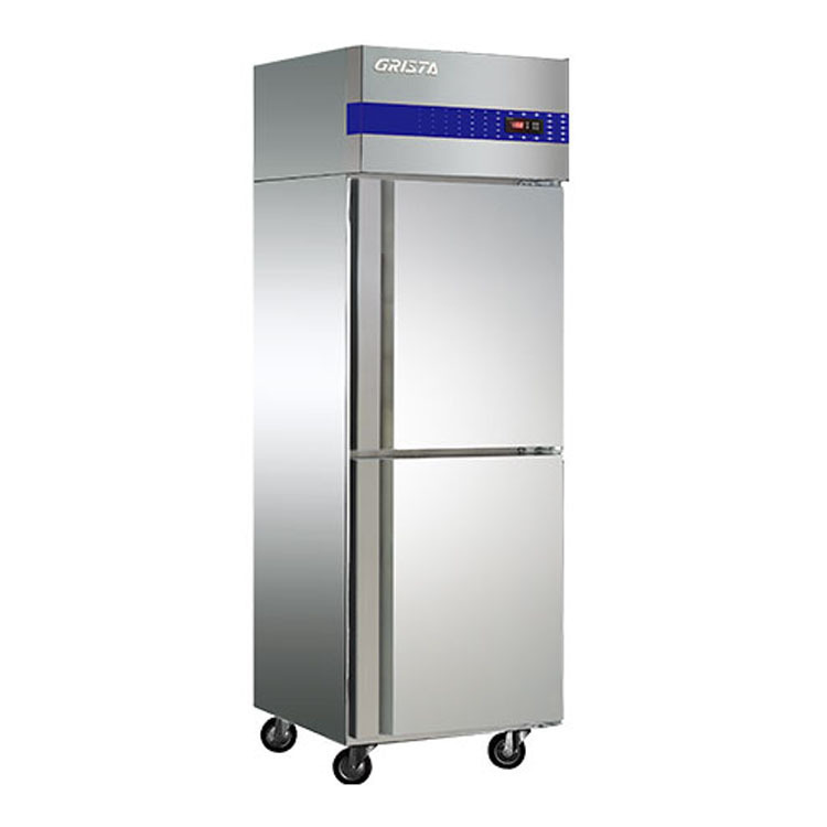 星星d500e2-gx冰箱速冻不锈钢上下双门冷冻柜酒店厨房单温冷柜