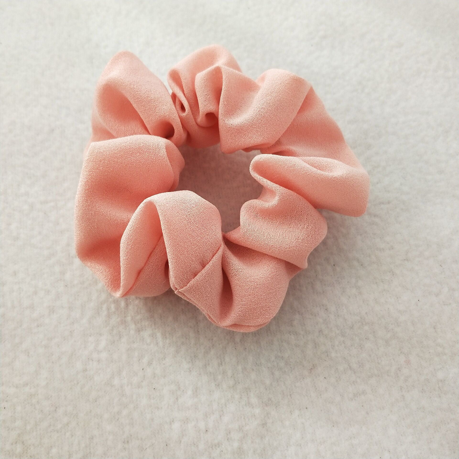 跨境新款亚马逊爆款雪纺36色纯色大肠圈发圈皮筋发圈头花义乌厂家