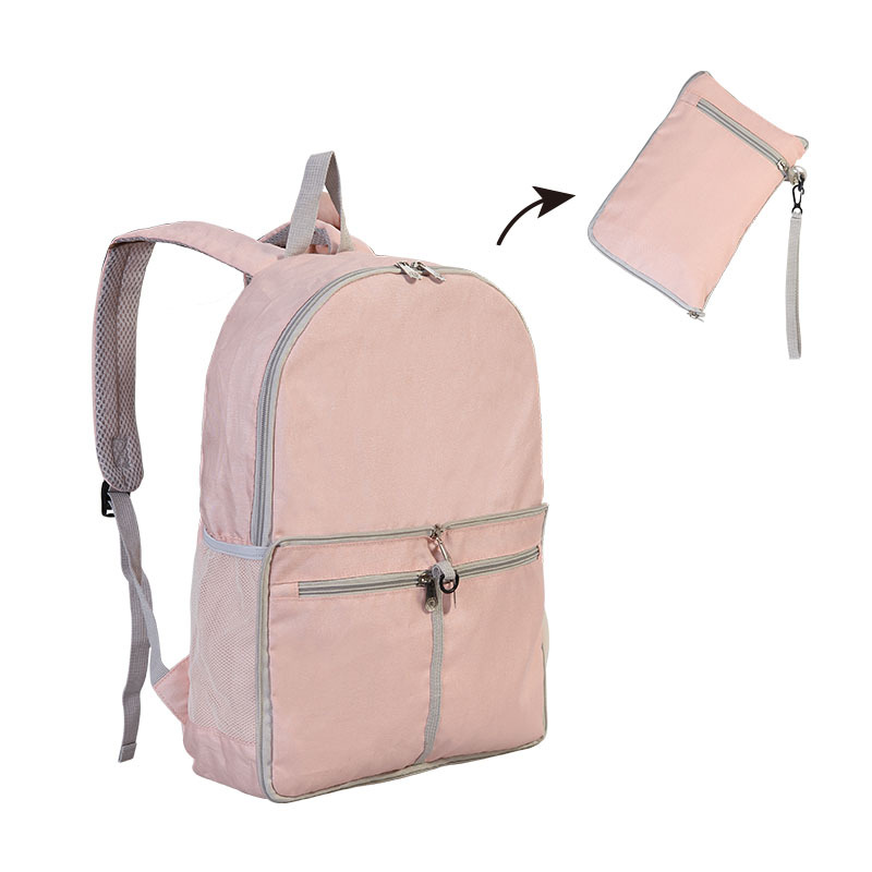 可提拉折叠背包防水折叠双肩包多功能背包学生书包双肩包定制代发