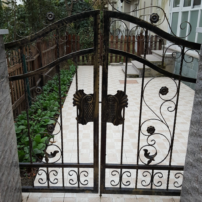 厂家加工 铁艺小门 别墅铁艺门 花园铁艺门 复古个性铁艺门定做