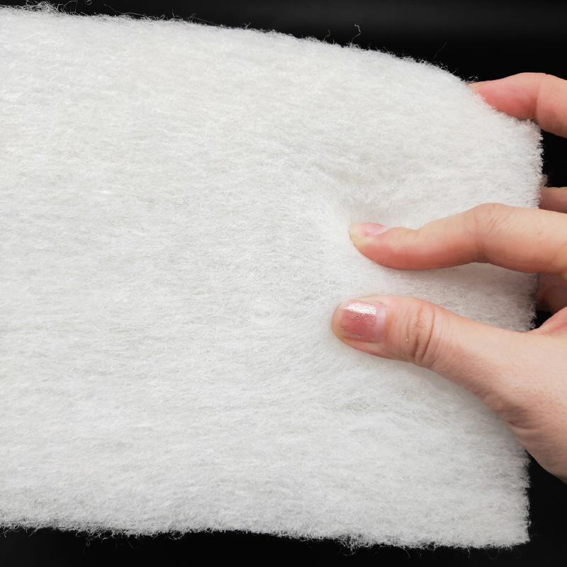 厂家直销 热风棉无纺布 100%es纤维 床垫棉 硬质棉 阻燃防火棉