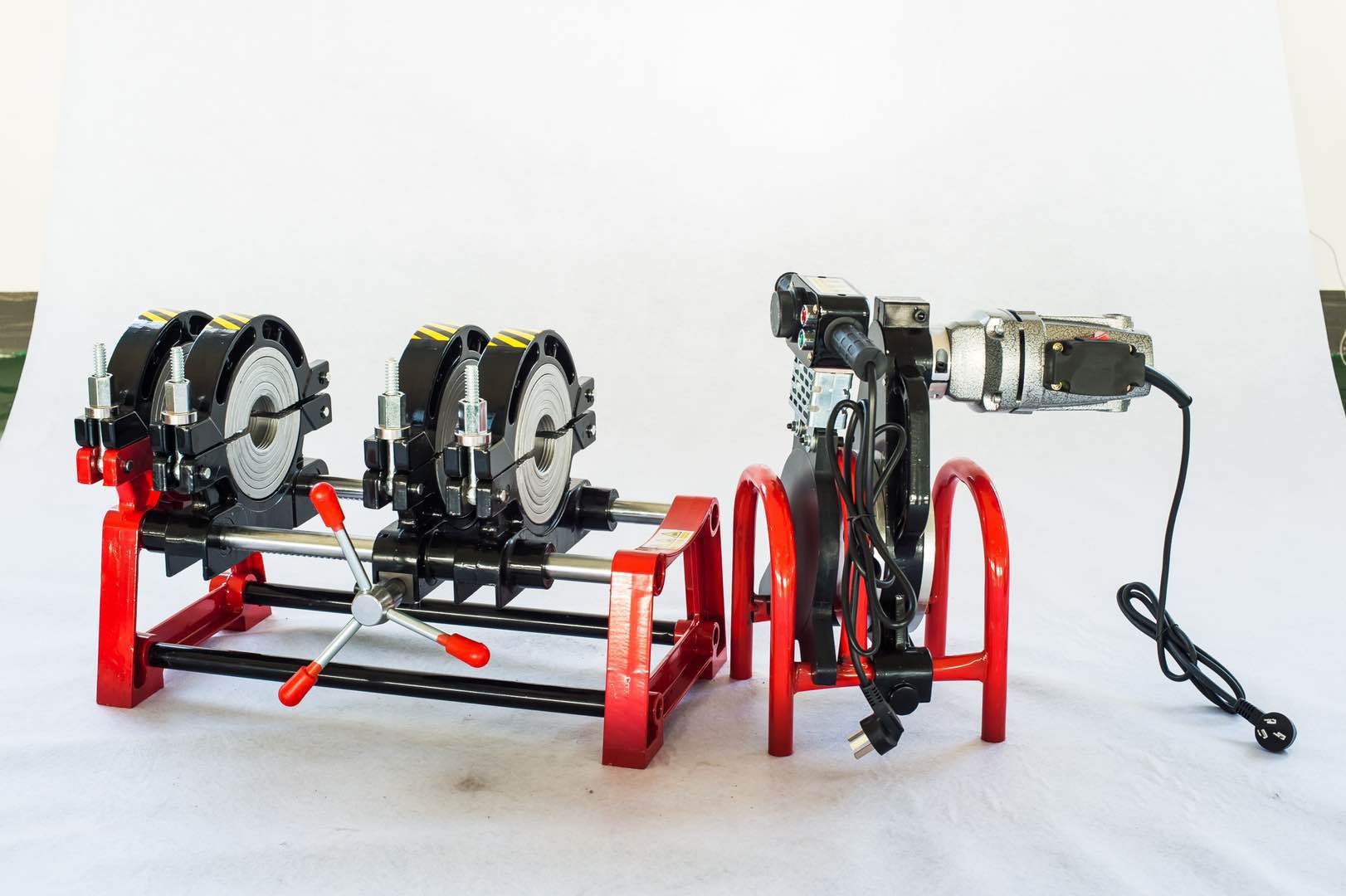 pe对焊机 pe63-200手动四环对接焊机热熔对接焊机塑料水管焊接机