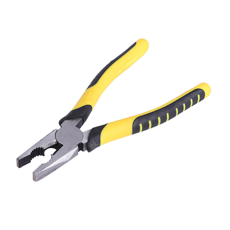 Manufacturers Supply Huahong 8-Inch Wire Cutter 45# Steel Multi-Functional Flat-Nose Pliers Labor-Saving Vice Wholesale Hand Tools