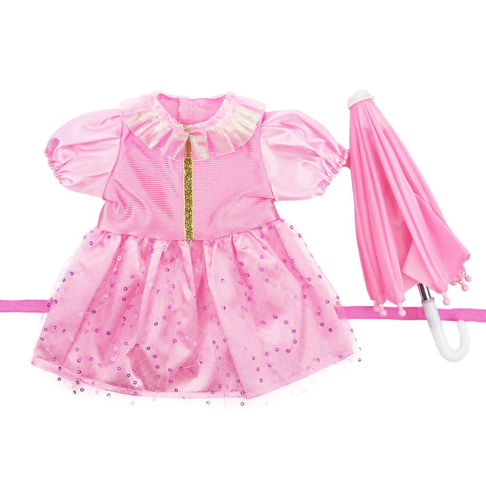 粉红布娃娃连衣裙