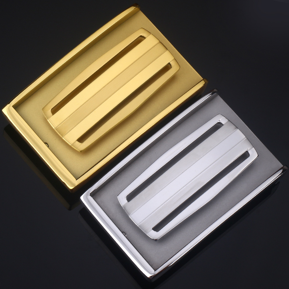 不锈钢皮带扣 天地盖扣头 平滑扣 自动扣 板扣 无牙扣 腰带扣工厂