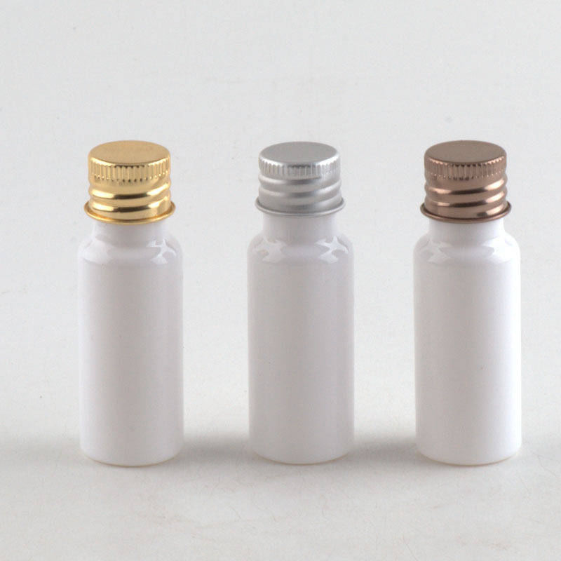 15ml白色酒瓶配铝盖 乳液瓶洗发水瓶 化妆分装瓶塑料瓶 pet瓶
