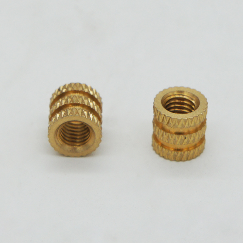 8 7.3 直花铜螺母 铜嵌件 注塑铜螺母 热熔螺母