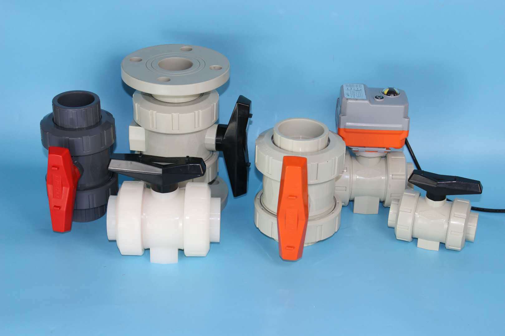 pvc活接球阀 a阀 4分 upvc活接球阀 双由令球阀