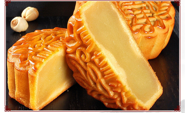 广式传统月饼七星伴月铁盒装710g蛋黄莲蓉五仁月饼团购批发