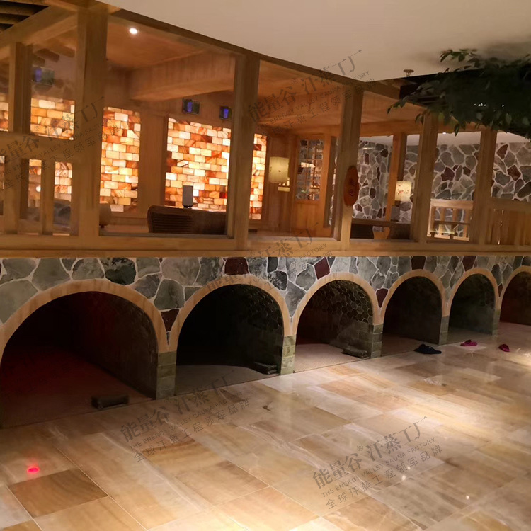 汗蒸房工厂全国上门安装窑洞汗蒸房,家用商用汗蒸房,岩盘浴工程