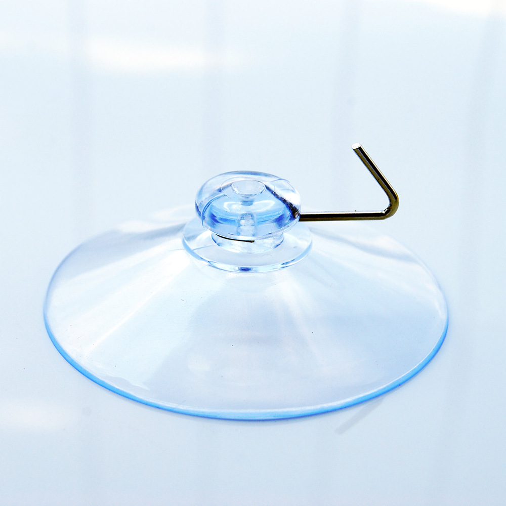 pvc真空强力透明吸盘无痕不锈钢挂钩日用品收纳厨房用品大小跨境