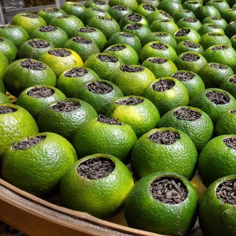 新会小青柑皮普洱茶天然全生晒柑普茶手提礼袋装承丰堂自产自销