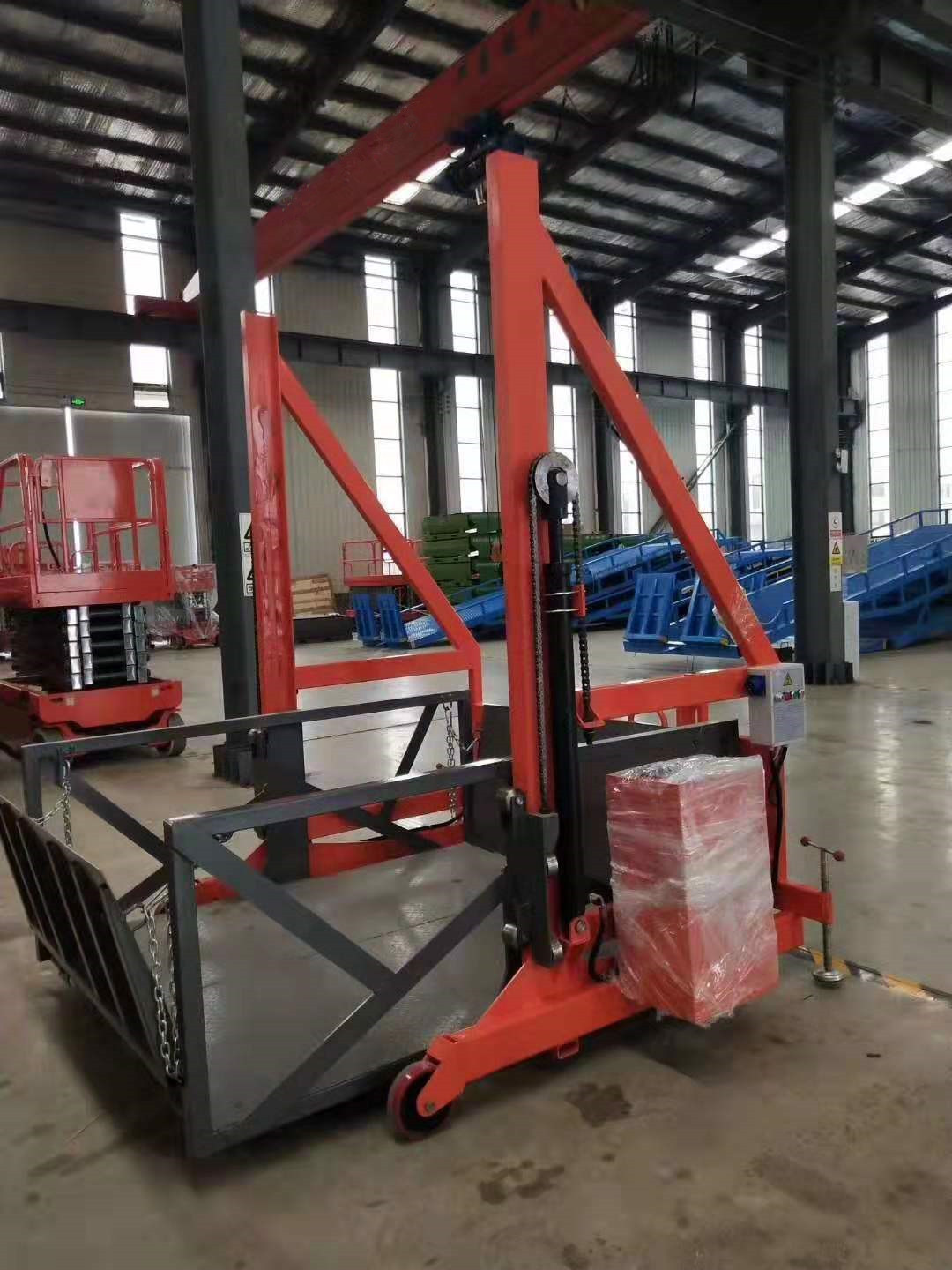 小型移动式装卸平集装箱货车卸货平台装车神器上车平台登车桥天津