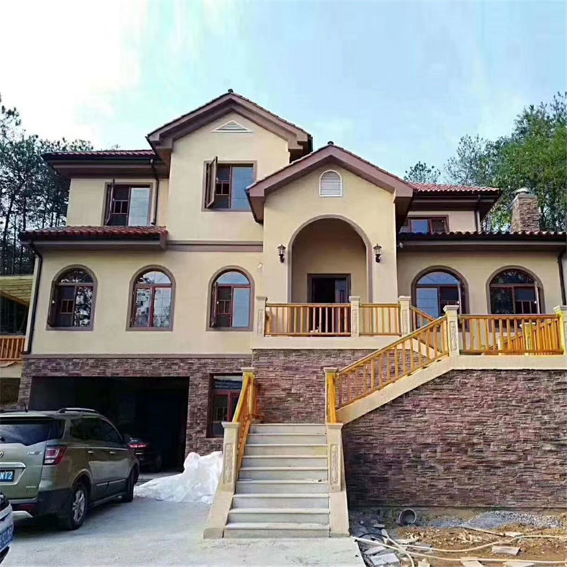 唐山钢结构别墅钢架房建造厂家 一层100平方轻钢别墅生产厂家