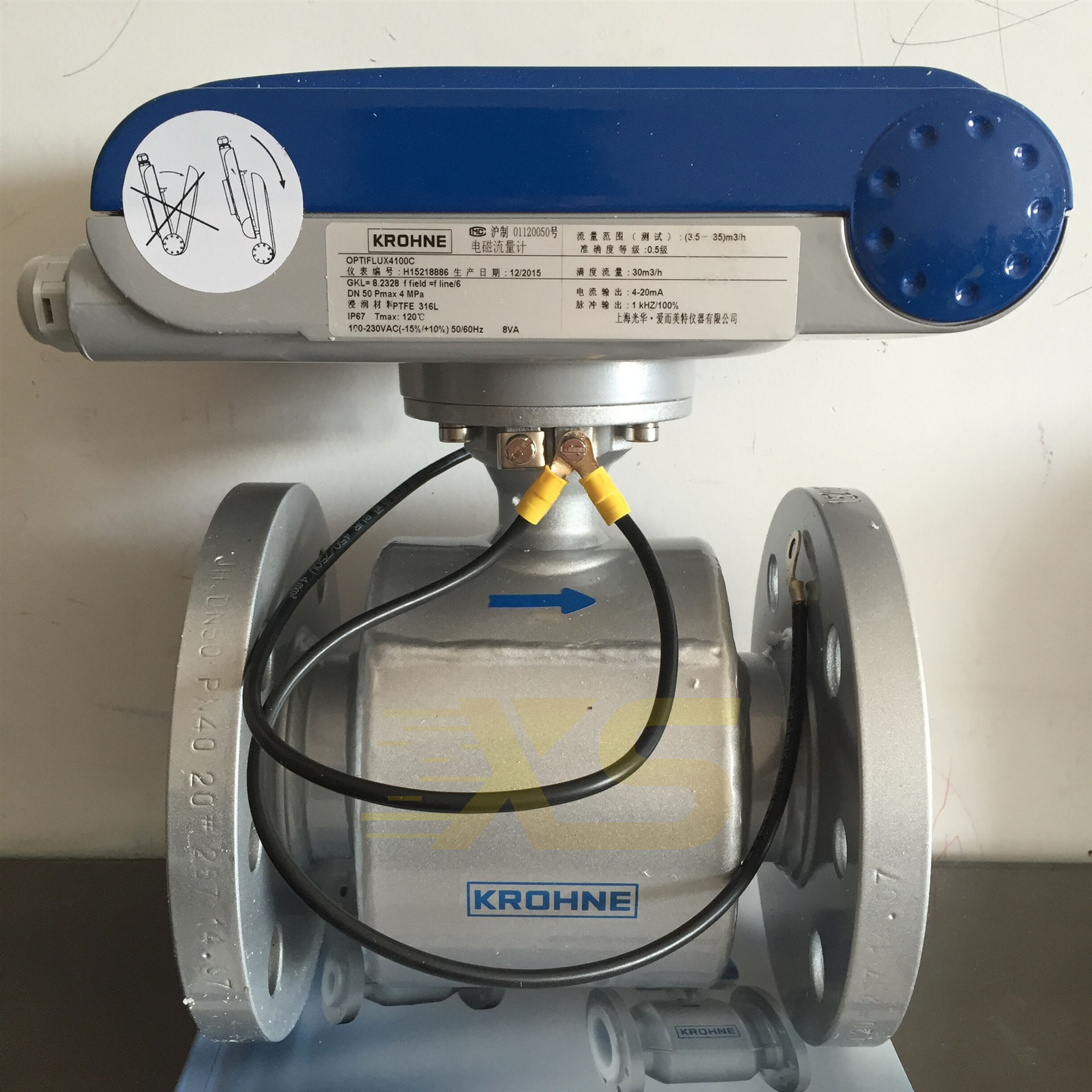 原装正品krohne科隆optiflux4100电磁流量计dn150