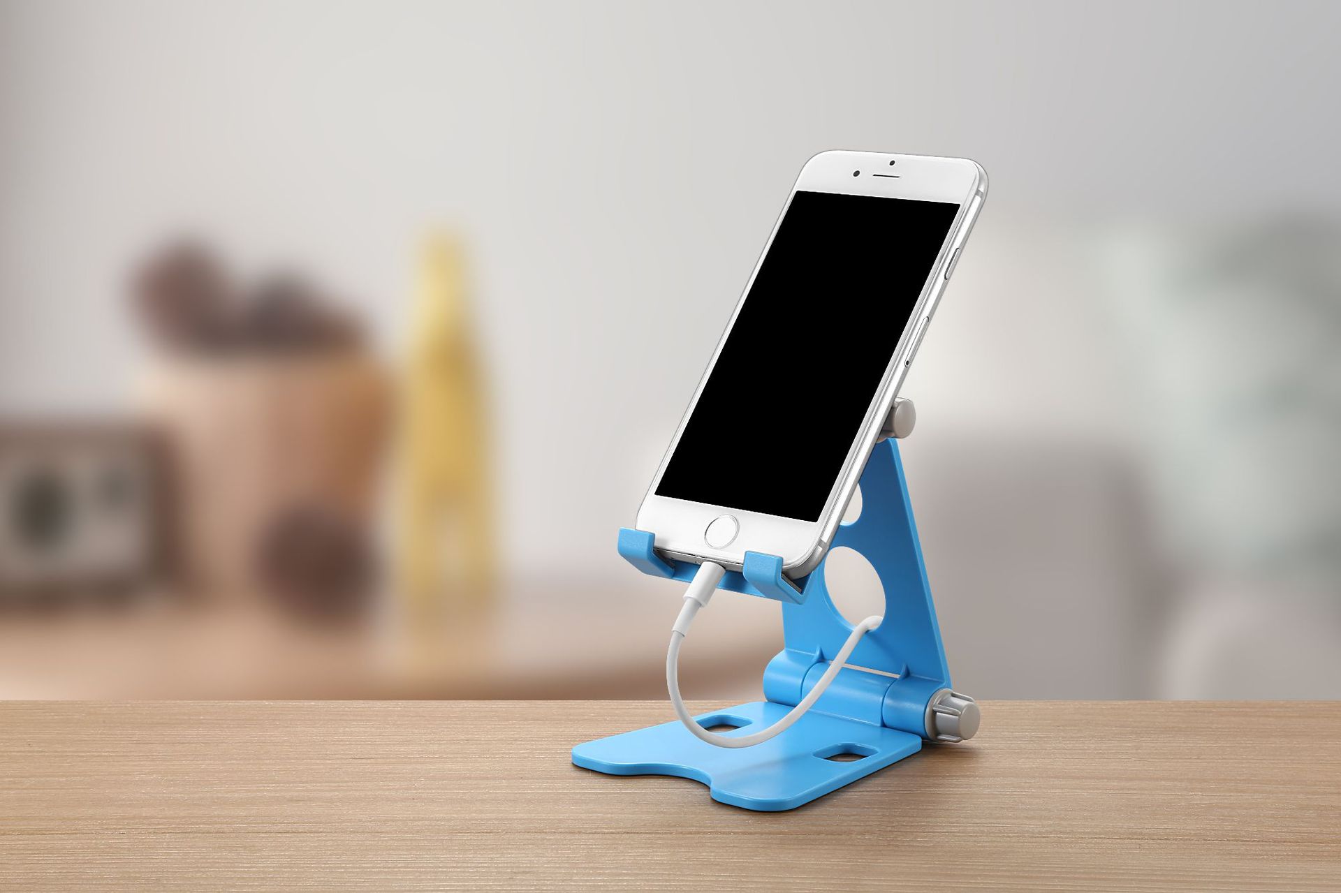 创意手机平板桌面支架抖音直播手机支架可调节双折叠懒人便携支架