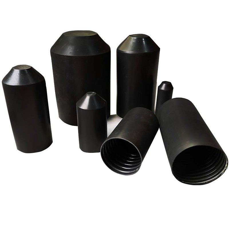 深圳生产螺纹涂胶热缩封帽热缩绝缘帽热缩帽电缆帽带气嘴热缩封帽