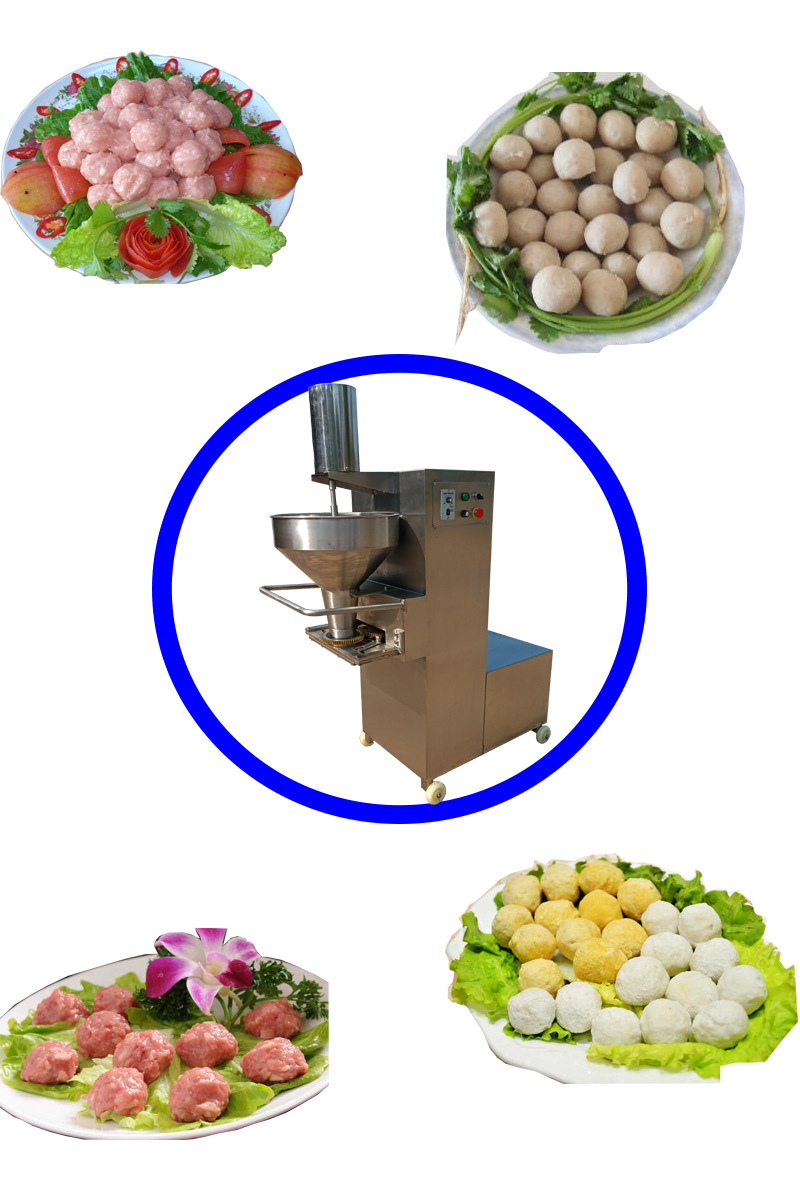 四喜丸子机 商用小肉丸机 小型猪肉粉条丸子机 宠物食品肉丸机