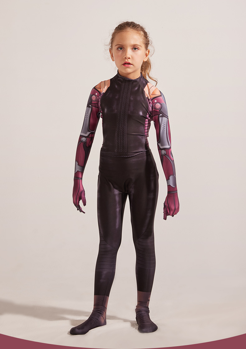 阿丽塔战斗天使衣服女童cosplay全包紧身衣动漫儿童表演服批发