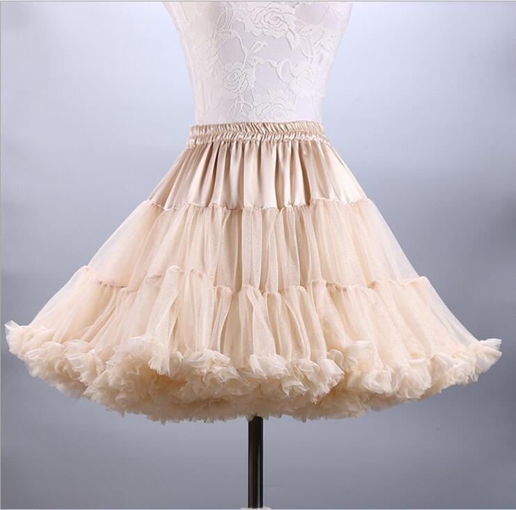 裙撑lolita裙撑彩虹云朵裙撑洛丽塔纱裙超蓬暴力软纱无骨衬裙半身