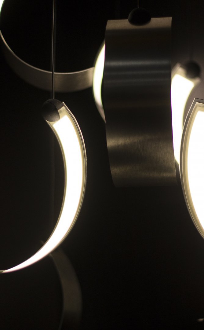 oled柔性发光弯曲光源,高亮oled柔性发光片243.6*64.7mm面板光源