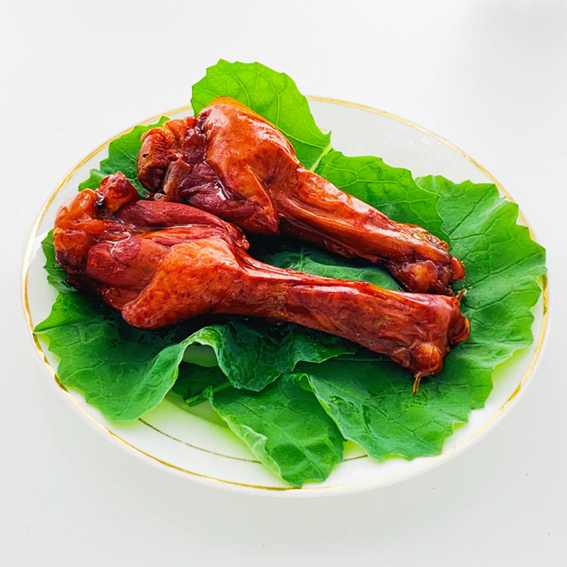 厂家直销乡巴佬小鸭腿零食类盐焗小腿王鸡腿鸭腿肉类熟食整箱批发
