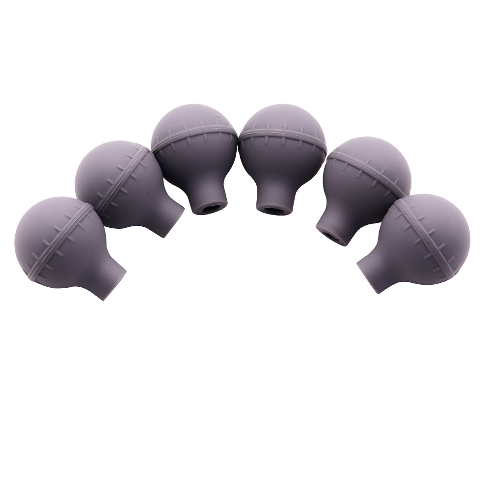 通用型多功能医疗成人中号蓝色心电图硅胶吸球机器操作杆硅胶吸球