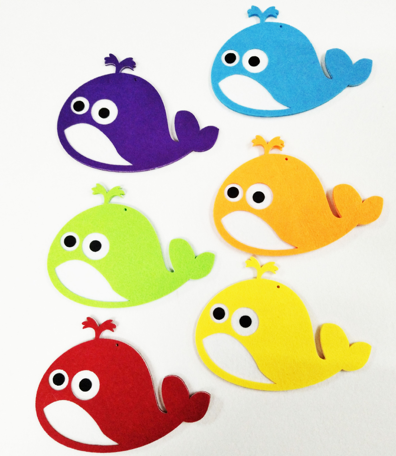 寒假暑假幼儿园装饰海洋卡通吊饰游乐场海底世界鲸鱼挂饰毛毡定做