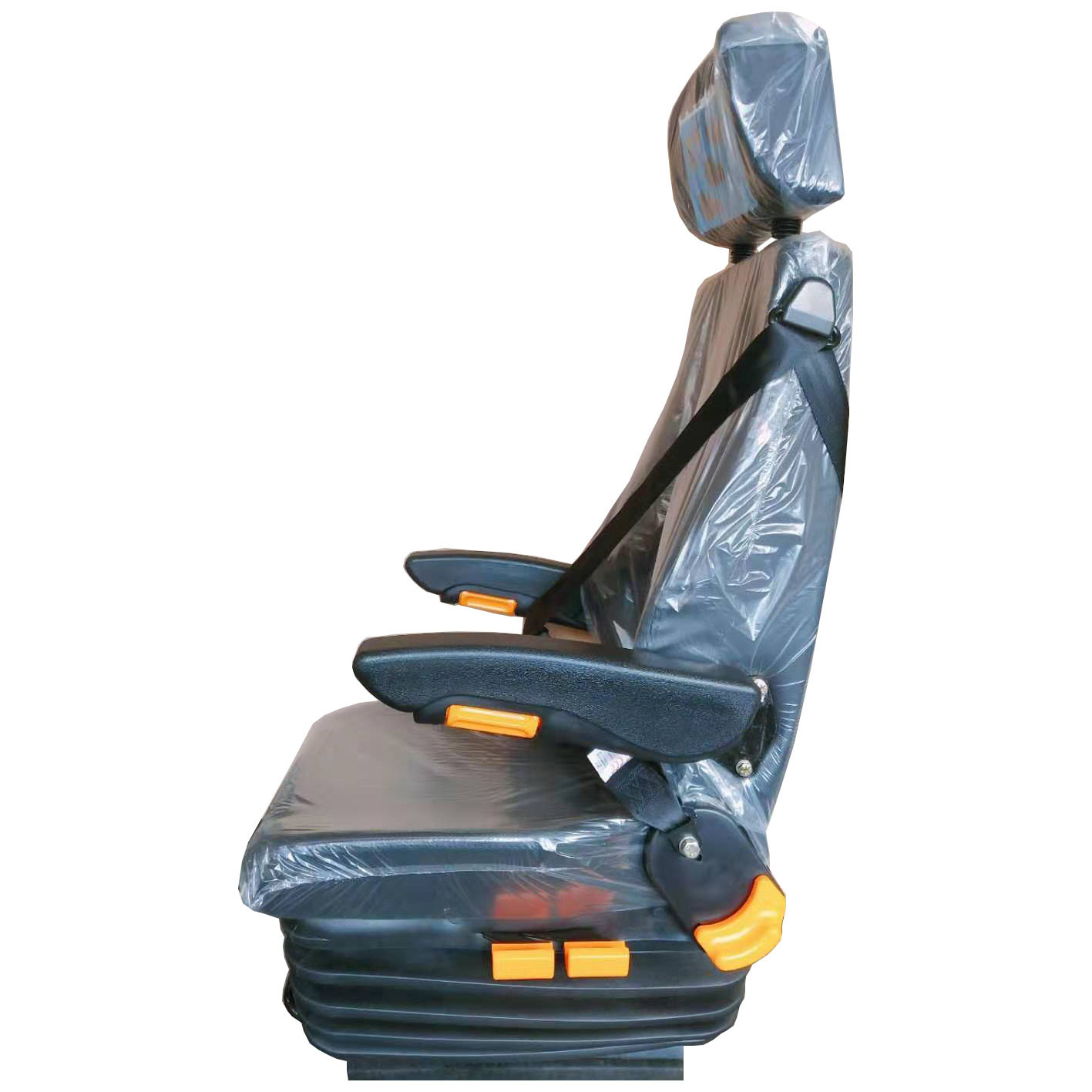 陕汽重卡德龙座椅空气悬浮式座椅轨道车改装车座椅汽车配件批发