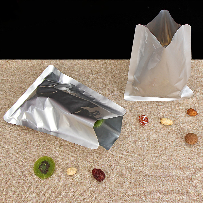 三边封纯铝箔袋  真空平口袋食品分装袋 面膜包装真空食品袋