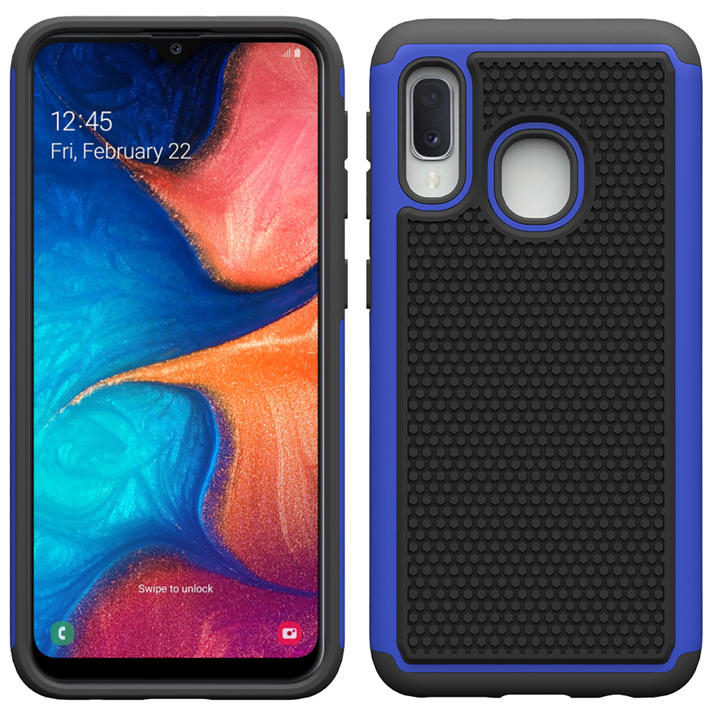 三星a10e足球纹机器人手机保护套 a20e tpu pc蜜蜂窝盔甲保护套