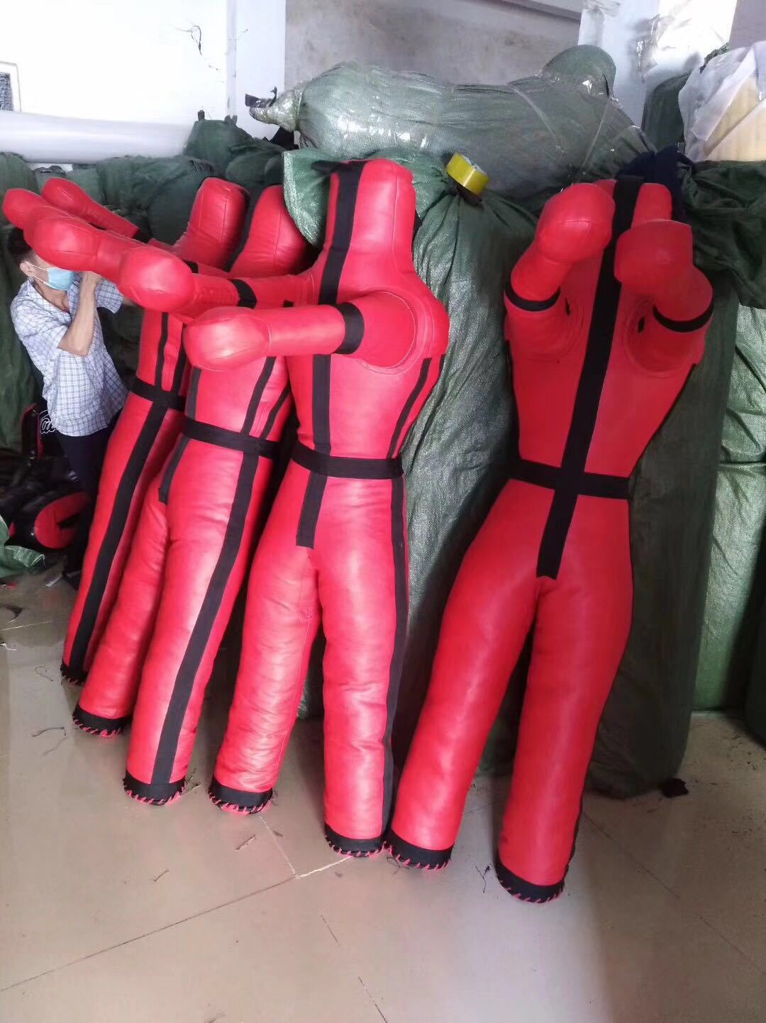 综合格斗mma消防训练摔跤皮人假人摔跤人柔道人摔跤假人