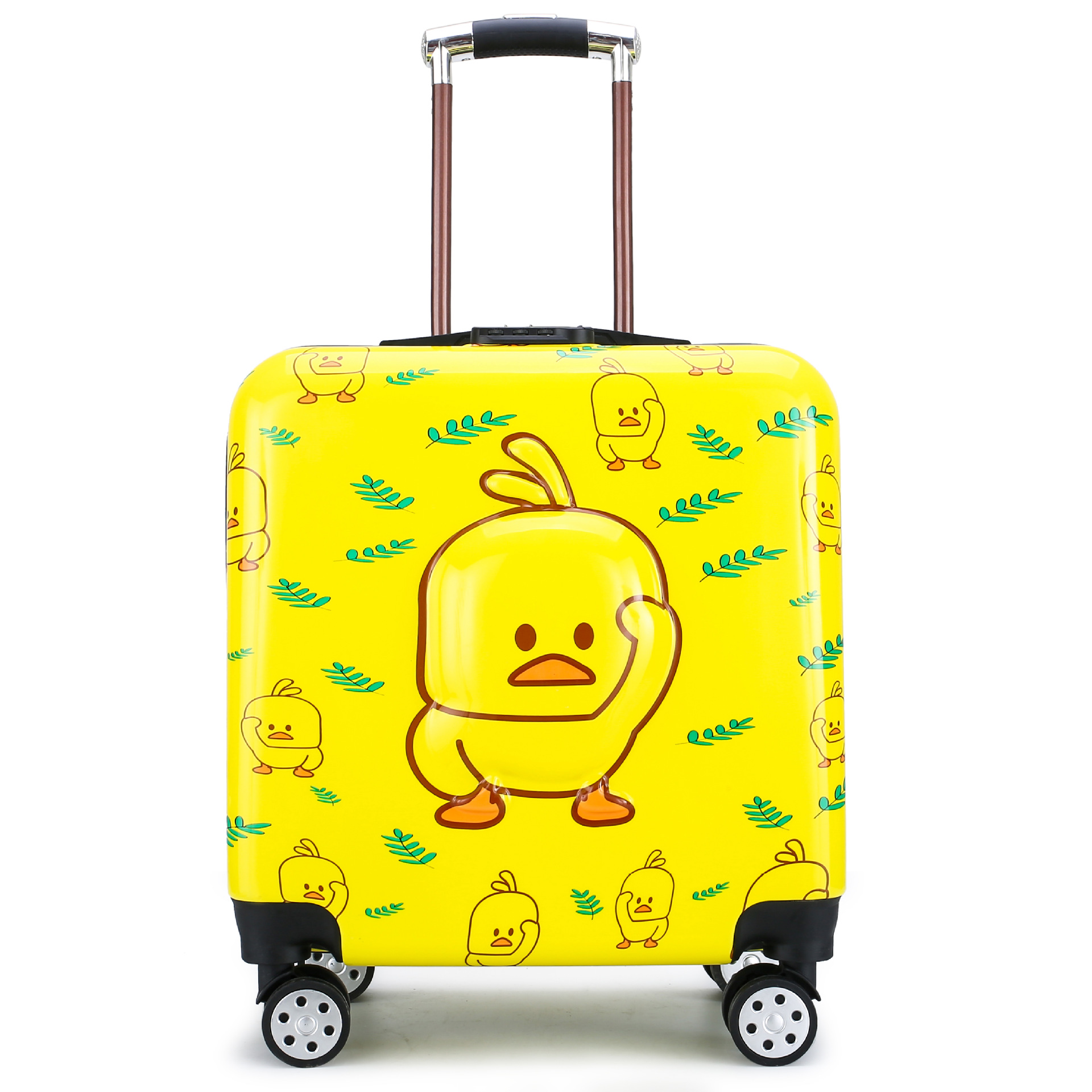 新款小黄鸭儿童拉杆箱18寸卡通童趣可爱学生登机箱卡通行李箱代发