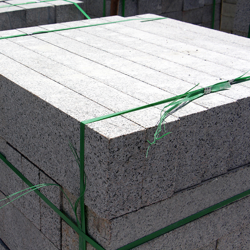 花岗岩路沿石 五莲花路沿石 五莲花火烧面 灰麻路侧石 平立石图片