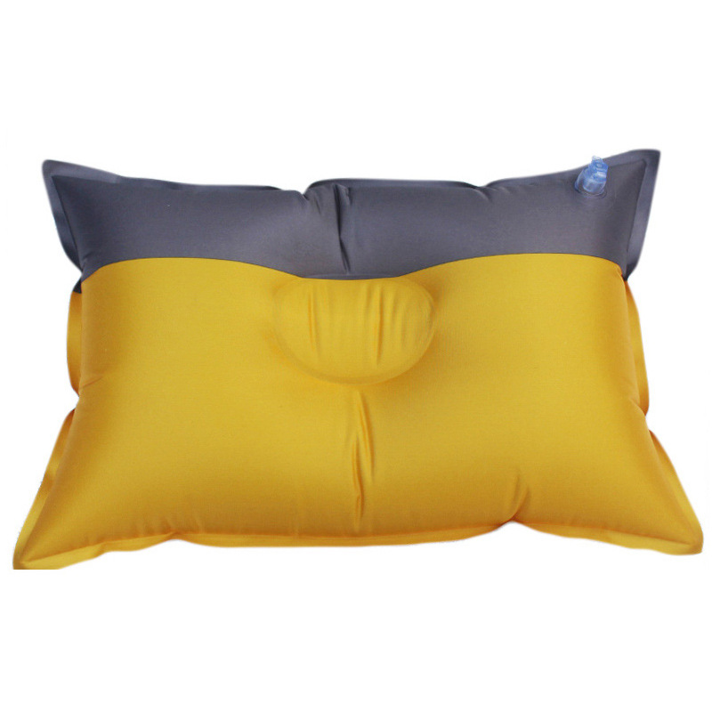 加大款充气枕头户外露营便携旅行枕头火车睡觉吹气枕舒适飞机睡枕