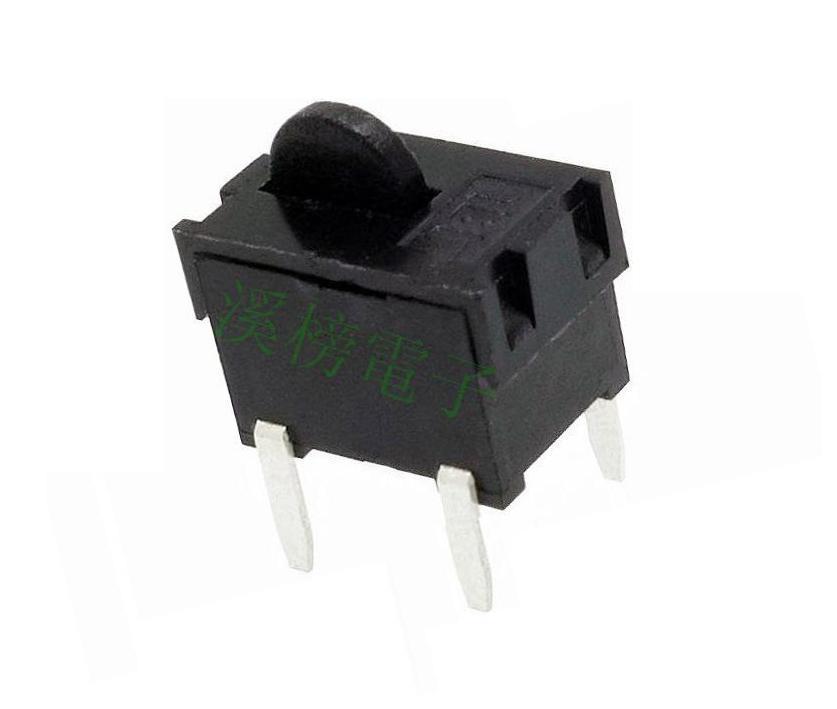 小型复位微动开关立式 立式限位开关4脚 立式复位检测开关4脚