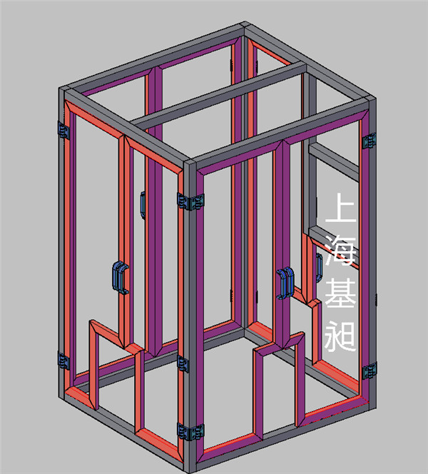 铝型材框架图铝型材架子图铝型材框架设计铝型材框架加工上海基昶