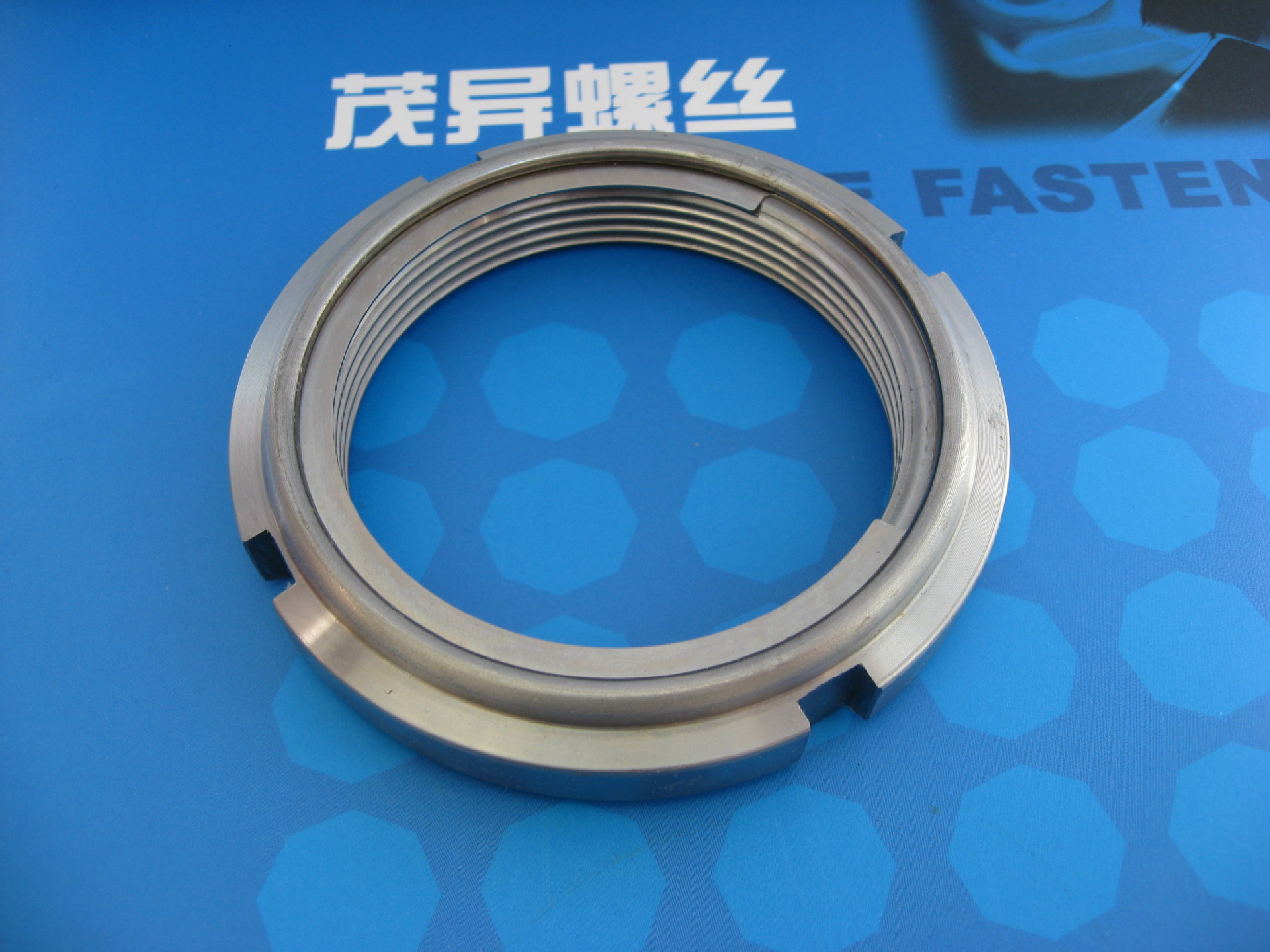 航天航空高速推力角接触球轴承用精密u型锁紧螺母