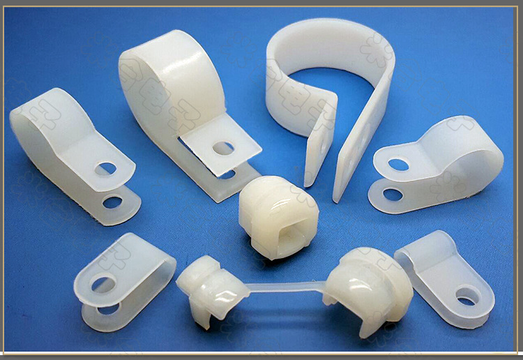 批发电源线扣阻燃pa66塑料线扣 灯饰灯具电线电器配件