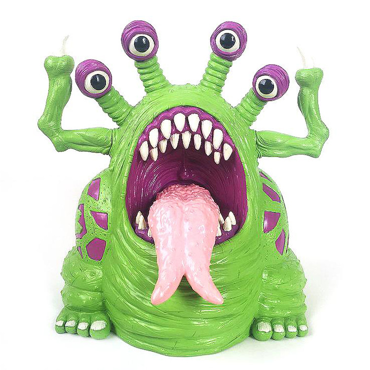 定制塑胶高端收藏品四眼怪物玩偶pvc公仔潮玩