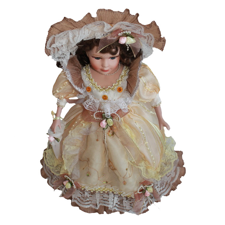 跨境维多利亚陶瓷娃娃摆件居家装饰礼品玩偶玩具洋娃娃一件代发