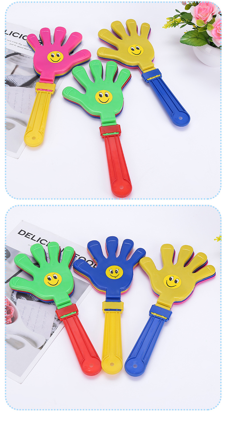 多色塑料手掌拍夜市地摊赛事助威道具户外活动鼓掌拍拍手掌