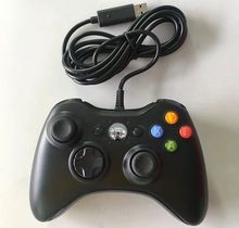 厂家直销 NJX301经典有线游戏手柄XBOX双震动带主机游戏手柄