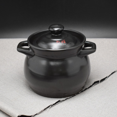 砂锅炖锅耐高温瓦罐汤煲陶瓷小号沙锅煲汤锅家用明火燃气汤锅大号