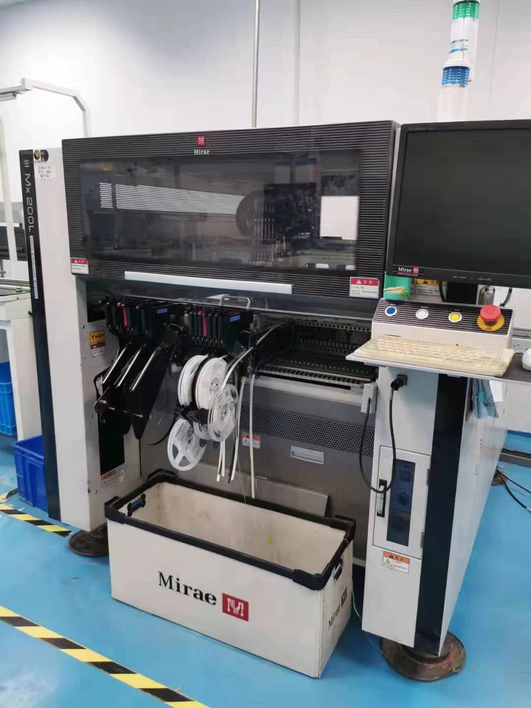 供应韩国mirae中速贴片机200l(可直接打1.2米led,可当多功能机