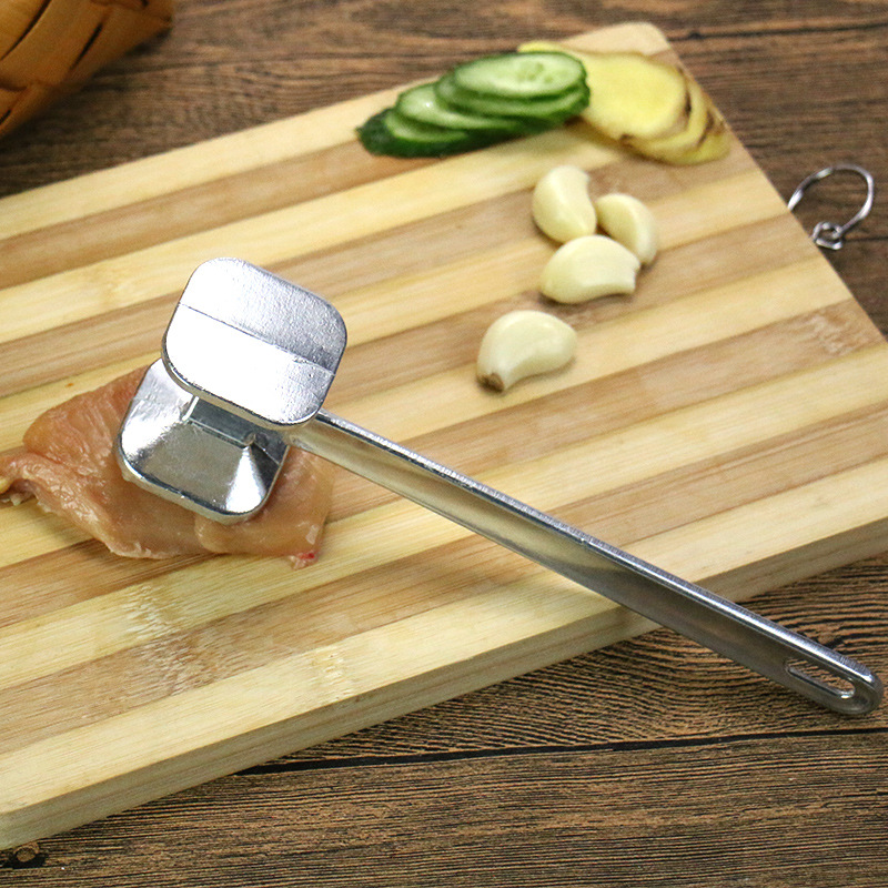 松肉锤铝合金敲肉锤猪扒牛排锤双面嫩肉碎肉锤餐厅家用厨房小工具