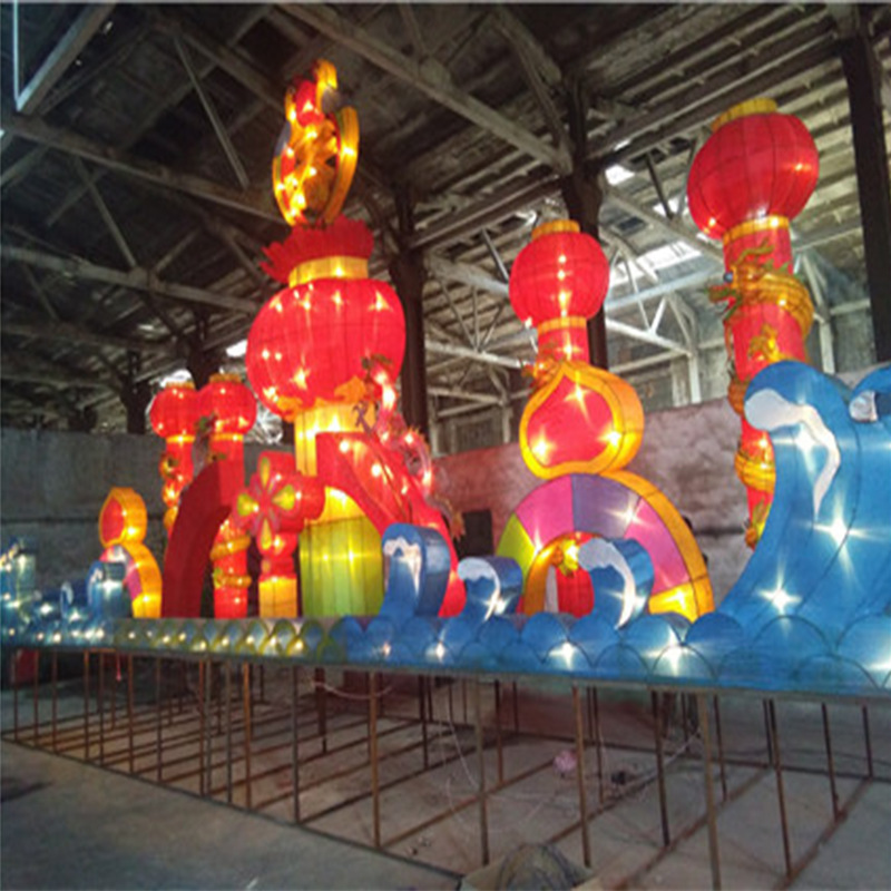 大型节日花灯大型造型七夕中秋国庆新年元宵灯会街道景区布置