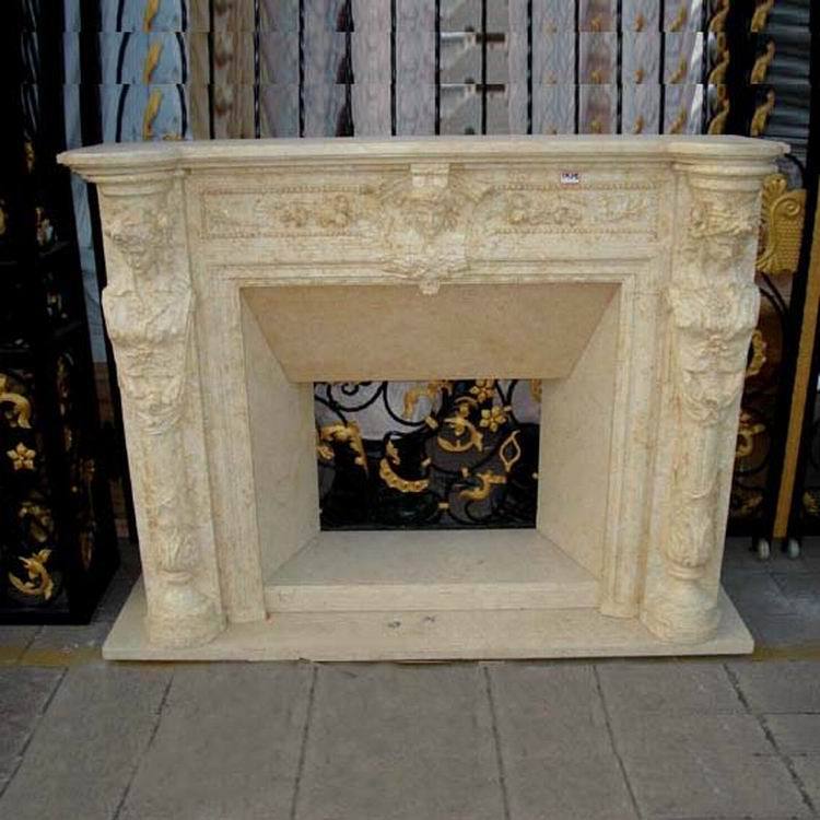 石雕大理石汉白玉壁炉 欧式壁炉 家居客厅景观装饰