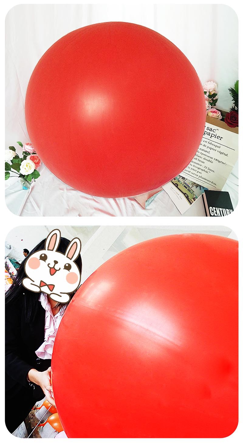 圆形大红球 72寸气象气球 婚庆开业庆典地爆球可印刷图案大气球
